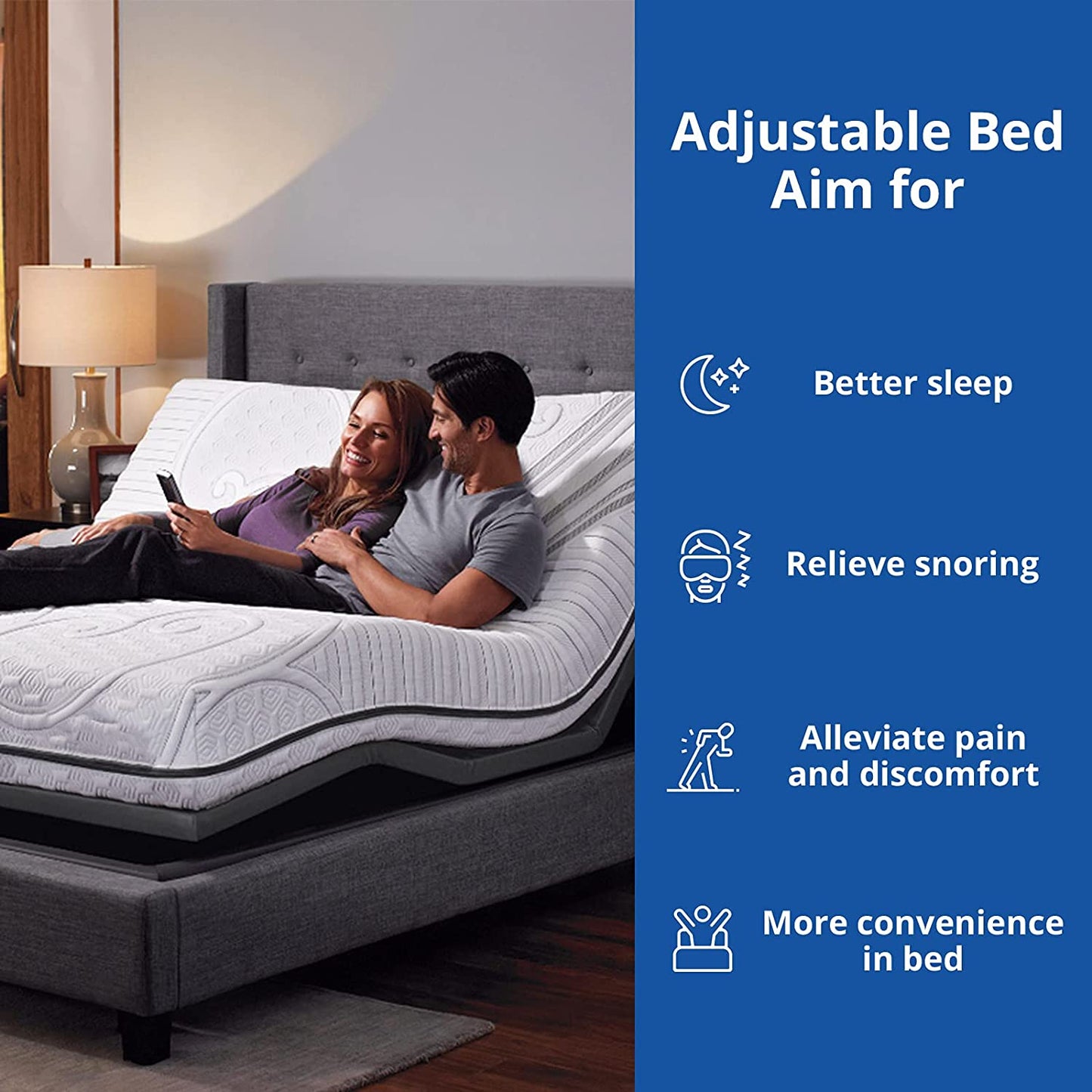 HARMONY ADJUSTABLE BASE WITH  NEVE ACTIVAIR™ MATTRESS